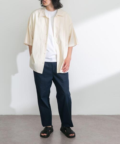 ARMY TWILL（アーミーツイル）の「ARMY TWILL　Cotton Linen Slab Shirts（シャツ/ブラウス・メンズ・ブルー/チャコールグレー/オレンジ/ホワイト系その他・SMALL/MEDIUM）」の7枚目の写真