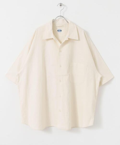 ARMY TWILL（アーミーツイル）の「ARMY TWILL　Cotton Linen Slab Shirts（シャツ/ブラウス・メンズ・ブルー/チャコールグレー/オレンジ/ホワイト系その他・SMALL/MEDIUM）」の9枚目の写真