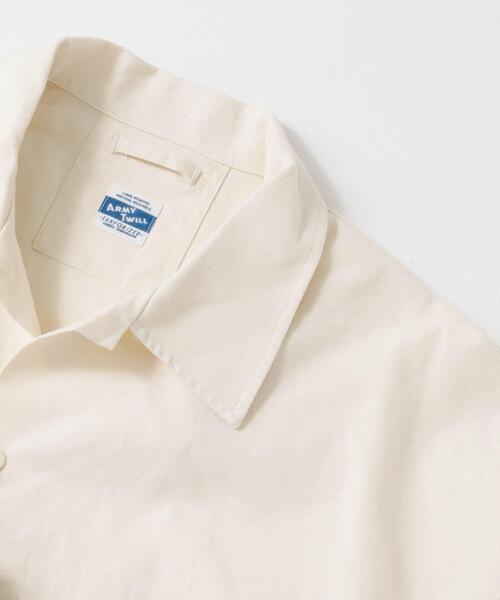 ARMY TWILL（アーミーツイル）の「ARMY TWILL　Cotton Linen Slab Shirts（シャツ/ブラウス・メンズ・ブルー/チャコールグレー/オレンジ/ホワイト系その他・SMALL/MEDIUM）」の10枚目の写真