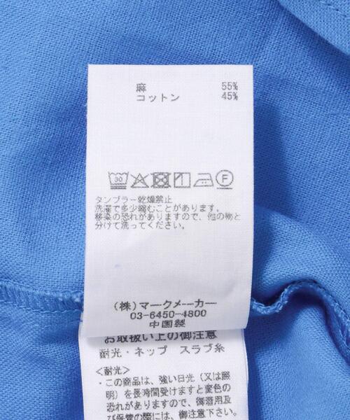 ARMY TWILL（アーミーツイル）の「ARMY TWILL　Cotton Linen Slab Shirts（シャツ/ブラウス・メンズ・ブルー/チャコールグレー/オレンジ/ホワイト系その他・SMALL/MEDIUM）」の19枚目の写真
