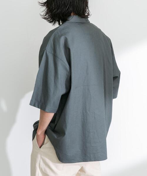 ARMY TWILL（アーミーツイル）の「ARMY TWILL　Cotton Linen Slab Shirts（シャツ/ブラウス・メンズ・ブルー/チャコールグレー/オレンジ/ホワイト系その他・SMALL/MEDIUM）」の21枚目の写真