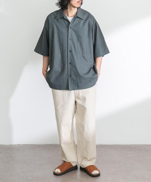ARMY TWILL（アーミーツイル）の「ARMY TWILL　Cotton Linen Slab Shirts（シャツ/ブラウス・メンズ・ブルー/チャコールグレー/オレンジ/ホワイト系その他・SMALL/MEDIUM）」の22枚目の写真