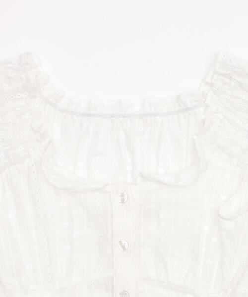 WEGO（ウィゴー）の「WEGO/【25年春夏新作】ギャザーデザインノースリーブブラウス（シャツ/ブラウス・レディース・ホワイト・FREE）」の11枚目の写真
