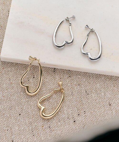 BEAUTY&amp;YOUTH UNITED ARROWS - りりい メタル ヘンケイ Uモチーフ ピアス （ピアス・イヤリング