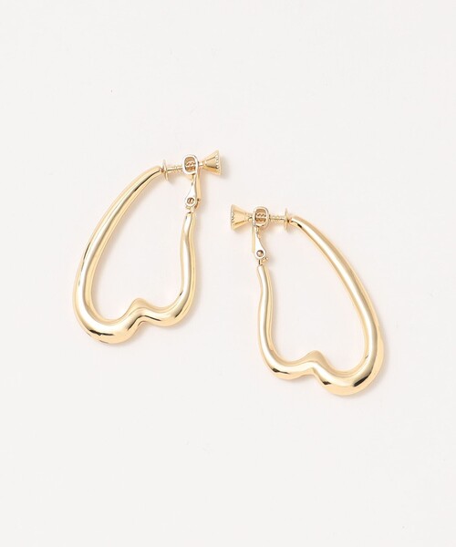 BEAUTY&YOUTH UNITED ARROWS(ビューティーアンドユースユナイテッドアローズ)の「メタル ハートライン イヤリング(イヤリング・レディース・シルバー/ゴールド・FREE)」の11枚目の写真