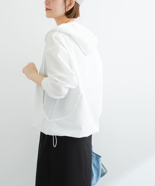 F by ROSSO(エフバイロッソ)の「F by ROSSO サッカーストレッチアノラック(その他アウター・レディース・チェック/イエロー/ホワイト・FREE)」の15枚目の写真