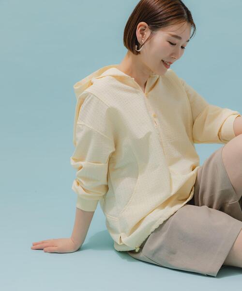 F by ROSSO(エフバイロッソ)の「F by ROSSO サッカーストレッチアノラック(その他アウター・レディース・チェック/イエロー/ホワイト・FREE)」の21枚目の写真