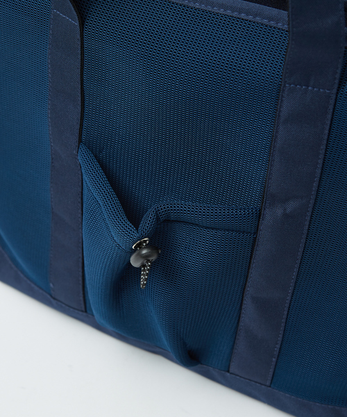 SPALDING（スポルディング）の「【SPALDING/スポルディング】AIRMESH BASIC TOTE BAG 80979400/メッシュトートバッグ/レジャー/トラベル/スポーツ（トートバッグ・メンズ・ワイン/ブラック/ネイビー・フリー）」の4枚目の写真