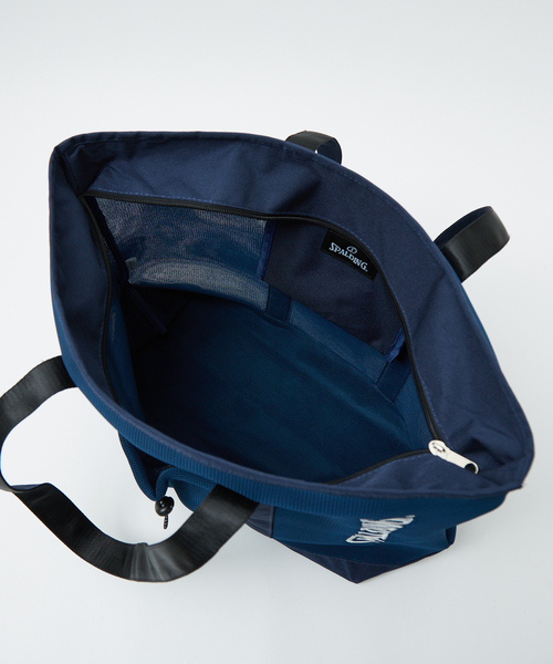 SPALDING（スポルディング）の「【SPALDING/スポルディング】AIRMESH BASIC TOTE BAG 80979400/メッシュトートバッグ/レジャー/トラベル/スポーツ（トートバッグ・メンズ・ワイン/ブラック/ネイビー・フリー）」の7枚目の写真