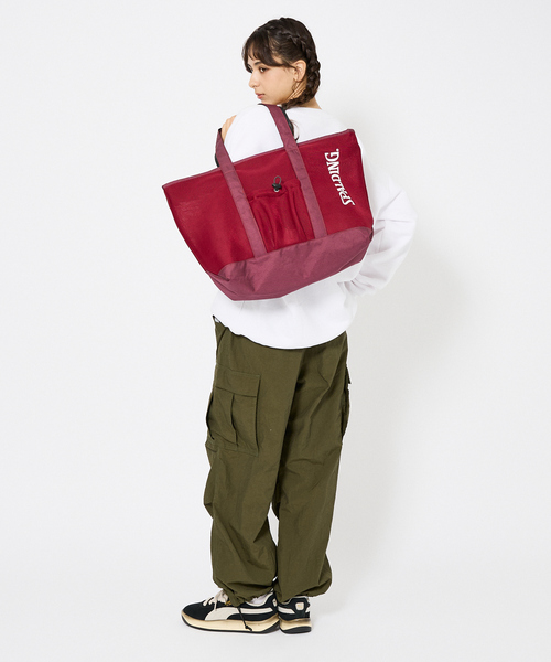 SPALDING（スポルディング）の「【SPALDING/スポルディング】AIRMESH BASIC TOTE BAG 80979400/メッシュトートバッグ/レジャー/トラベル/スポーツ（トートバッグ・メンズ・ワイン/ブラック/ネイビー・フリー）」の12枚目の写真