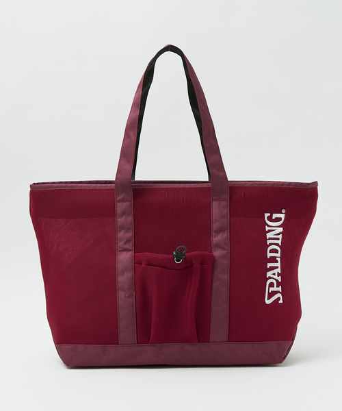 SPALDING（スポルディング）の「【SPALDING/スポルディング】AIRMESH BASIC TOTE BAG 80979400/メッシュトートバッグ/レジャー/トラベル/スポーツ（トートバッグ・メンズ・ワイン/ブラック/ネイビー・フリー）」の14枚目の写真