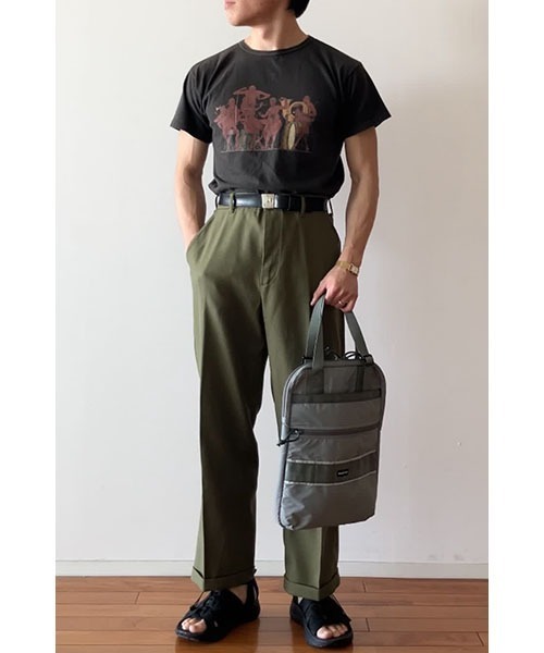 BRIEFING（ブリーフィング）の「【BRIEFING／ブリーフィング】PP LAPTOP TOTE（トートバッグ・メンズ・オリーブ/ネイビー/グレー・FREE）」の13枚目の写真