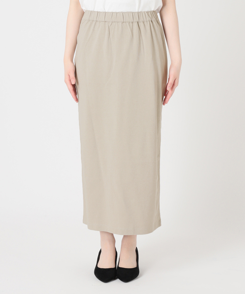 JOURNAL STANDARD relume（ジャーナルスタンダード　レリューム）の「《追加》OEコットンタイトスカート（スカート・レディース・ブラック/ベージュ/ライトグレー/グレー・FREE）」の6枚目の写真