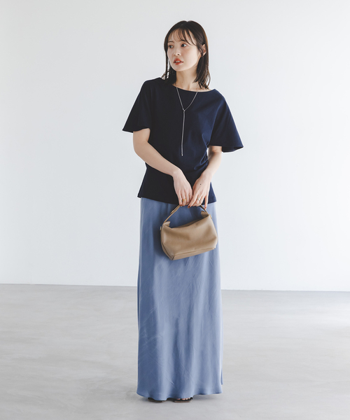 NOBLE 　ウエストディテールコットンプルオーバー ウエストディテールコットンプルオーバー（Tシャツ/カットソー