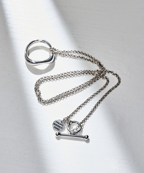 日本未入荷【Philippe Audibert】ネックレス エロダ / Silver SETUP7｜PHILIPPE AUDIBERT/ Enara long necklace brass silver