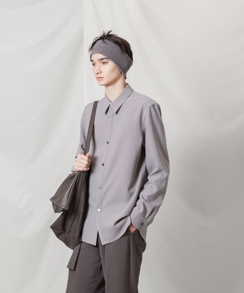 ATTACHMENT（アタッチメント）の「PE コンパクトツイル レギュラーカラー ドレスシャツ / PE COMPACT TWILL REGULAR COLLAR DRESS SHIRT（シャツ/ブラウス・メンズ・ホワイト/ネイビー/グレー系/ブラック・3/2/1）」の3枚目の写真