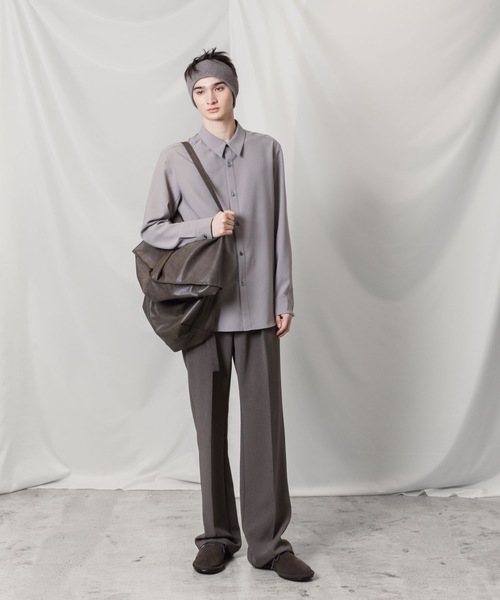 ATTACHMENT（アタッチメント）の「PE コンパクトツイル レギュラーカラー ドレスシャツ / PE COMPACT TWILL REGULAR COLLAR DRESS SHIRT（シャツ/ブラウス・メンズ・ホワイト/ネイビー/グレー系/ブラック・3/2/1）」の6枚目の写真