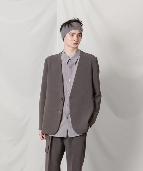 ATTACHMENT（アタッチメント）の「PE コンパクトツイル レギュラーカラー ドレスシャツ / PE COMPACT TWILL REGULAR COLLAR DRESS SHIRT（シャツ/ブラウス・メンズ・ホワイト/ネイビー/グレー系/ブラック・3/2/1）」の7枚目の写真