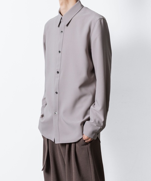 ATTACHMENT（アタッチメント）の「PE コンパクトツイル レギュラーカラー ドレスシャツ / PE COMPACT TWILL REGULAR COLLAR DRESS SHIRT（シャツ/ブラウス・メンズ・ホワイト/ネイビー/グレー系/ブラック・3/2/1）」の10枚目の写真