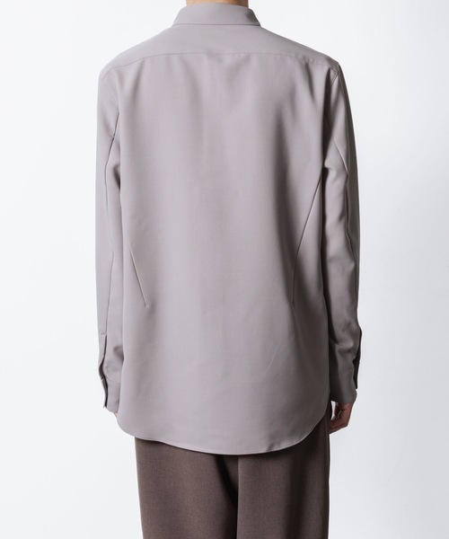 ATTACHMENT（アタッチメント）の「PE コンパクトツイル レギュラーカラー ドレスシャツ / PE COMPACT TWILL REGULAR COLLAR DRESS SHIRT（シャツ/ブラウス・メンズ・ホワイト/ネイビー/グレー系/ブラック・3/2/1）」の12枚目の写真