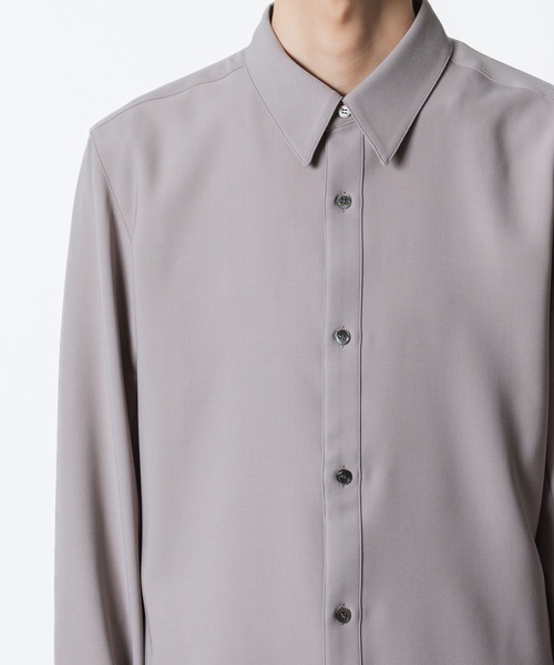 ATTACHMENT（アタッチメント）の「PE コンパクトツイル レギュラーカラー ドレスシャツ / PE COMPACT TWILL REGULAR COLLAR DRESS SHIRT（シャツ/ブラウス・メンズ・ホワイト/ネイビー/グレー系/ブラック・3/2/1）」の15枚目の写真