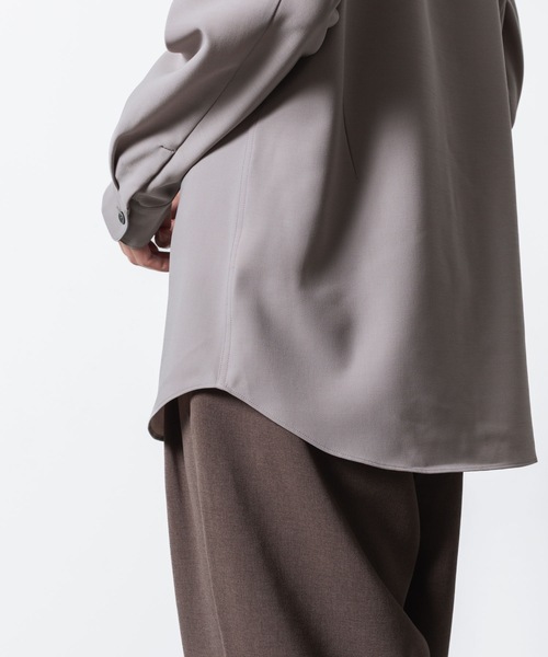 ATTACHMENT（アタッチメント）の「PE コンパクトツイル レギュラーカラー ドレスシャツ / PE COMPACT TWILL REGULAR COLLAR DRESS SHIRT（シャツ/ブラウス・メンズ・ホワイト/ネイビー/グレー系/ブラック・3/2/1）」の16枚目の写真