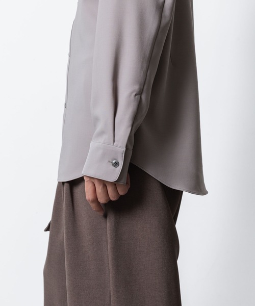 ATTACHMENT（アタッチメント）の「PE コンパクトツイル レギュラーカラー ドレスシャツ / PE COMPACT TWILL REGULAR COLLAR DRESS SHIRT（シャツ/ブラウス・メンズ・ホワイト/ネイビー/グレー系/ブラック・3/2/1）」の17枚目の写真