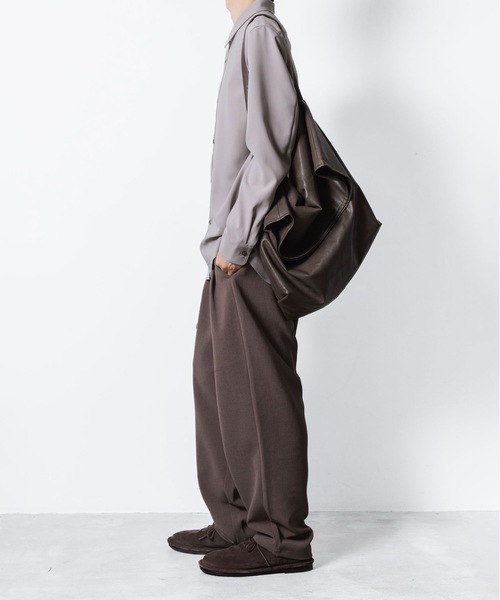 ATTACHMENT（アタッチメント）の「PE コンパクトツイル レギュラーカラー ドレスシャツ / PE COMPACT TWILL REGULAR COLLAR DRESS SHIRT（シャツ/ブラウス・メンズ・ホワイト/ネイビー/グレー系/ブラック・3/2/1）」の18枚目の写真