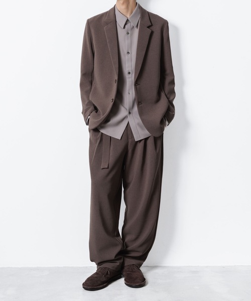 ATTACHMENT（アタッチメント）の「PE コンパクトツイル レギュラーカラー ドレスシャツ / PE COMPACT TWILL REGULAR COLLAR DRESS SHIRT（シャツ/ブラウス・メンズ・ホワイト/ネイビー/グレー系/ブラック・3/2/1）」の20枚目の写真