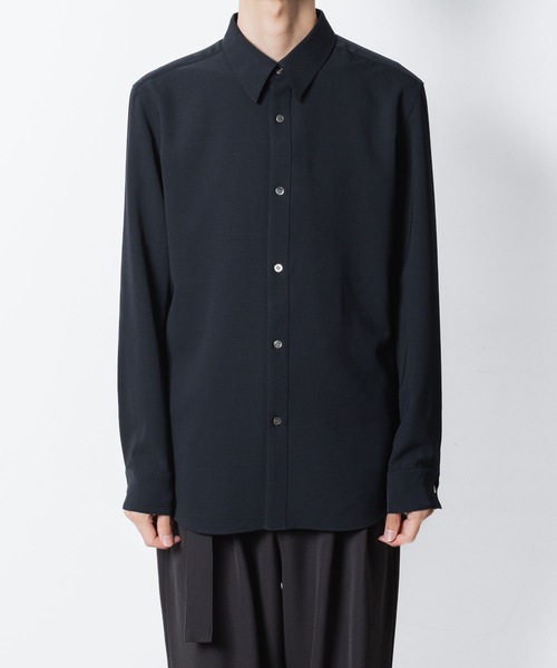 ATTACHMENT（アタッチメント）の「PE コンパクトツイル レギュラーカラー ドレスシャツ / PE COMPACT TWILL REGULAR COLLAR DRESS SHIRT（シャツ/ブラウス・メンズ・ホワイト/ネイビー/グレー系/ブラック・3/2/1）」の21枚目の写真