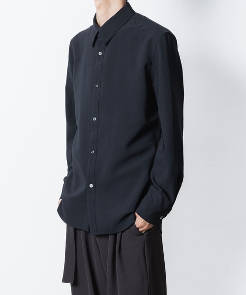 ATTACHMENT（アタッチメント）の「PE コンパクトツイル レギュラーカラー ドレスシャツ / PE COMPACT TWILL REGULAR COLLAR DRESS SHIRT（シャツ/ブラウス・メンズ・ホワイト/ネイビー/グレー系/ブラック・3/2/1）」の22枚目の写真