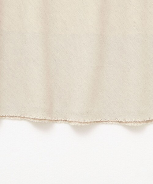 NOLLEY’S（ノーリーズ）の「ウォッシャブル綿麻スラブナロースカート（スカート・レディース・チャコールグレー/ベージュ/オレンジ・36/38）」の20枚目の写真