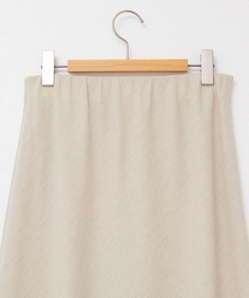 NOLLEY’S（ノーリーズ）の「ウォッシャブル綿麻スラブナロースカート（スカート・レディース・チャコールグレー/ベージュ/オレンジ・36/38）」の22枚目の写真
