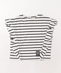 ALPHA LABEL（アルファーレーベル）の「ボーダータックTシャツ（Tシャツ/カットソー）」