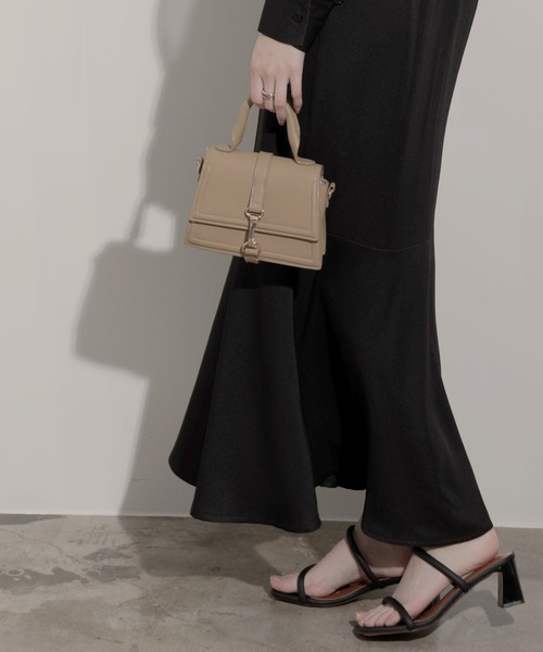 nouvellemoi（ヌーベルモイ）の「シアーボリュームスリーブマーメイドワンピース（ワンピース・レディース・アイボリー/グレイッシュベージュ/ブラック/チャコール・S/M/L）」の14枚目の写真