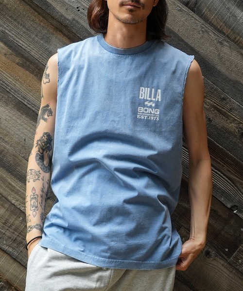 BILLABONG（ビラボン）の「BILLABONG メンズ ADVISORY TAG タンクトップ 【2025年夏モデル】/ビラボンバックプリントヴィンテージライクマッスルタンクトップ（タンクトップ・メンズ・ブルー系その他/ホワイト/ブラック・MEDIUM/LARGE）」の3枚目の写真