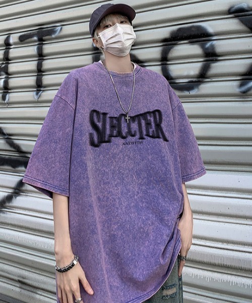 MGV(エムジーヴィー)の「グラフィックロゴカットソー(Tシャツ/カットソー・メンズ・ブラック/パープル/ブラウン/ピンク・MEDIUM/LARGE/X-LARGE)」の3枚目の写真