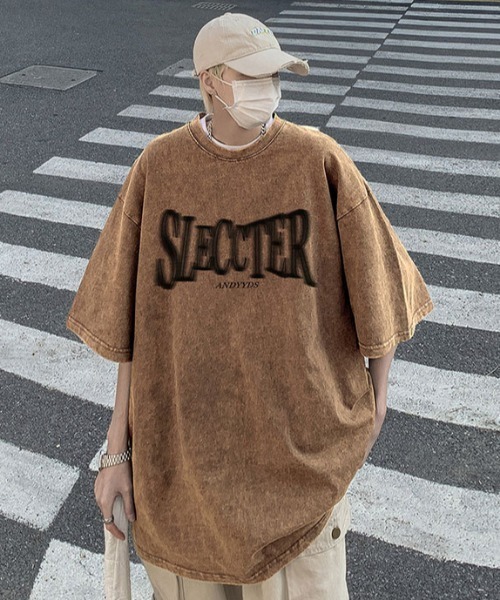 MGV(エムジーヴィー)の「グラフィックロゴカットソー(Tシャツ/カットソー・メンズ・ブラック/パープル/ブラウン/ピンク・MEDIUM/LARGE/X-LARGE)」の2枚目の写真