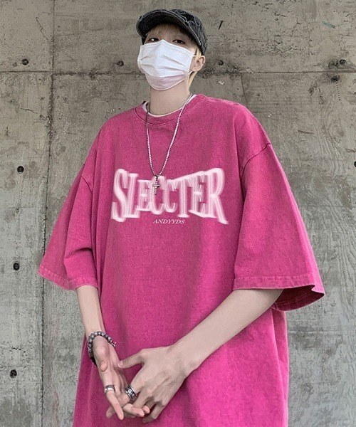 MGV(エムジーヴィー)の「グラフィックロゴカットソー(Tシャツ/カットソー・メンズ・ブラック/パープル/ブラウン/ピンク・MEDIUM/LARGE/X-LARGE)」の4枚目の写真