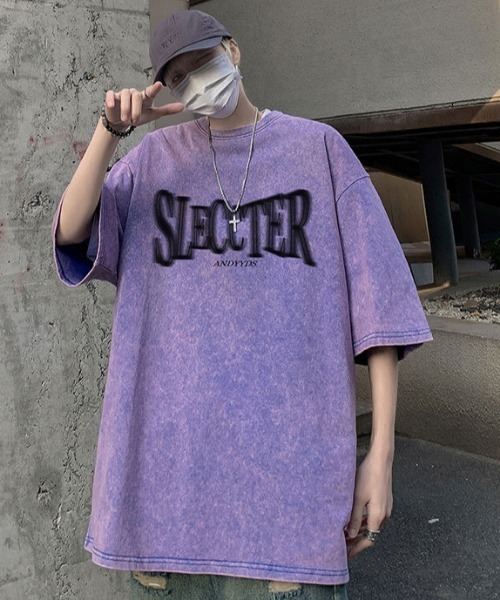 MGV(エムジーヴィー)の「グラフィックロゴカットソー(Tシャツ/カットソー・メンズ・ブラック/パープル/ブラウン/ピンク・MEDIUM/LARGE/X-LARGE)」の13枚目の写真