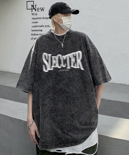 MGV(エムジーヴィー)の「グラフィックロゴカットソー(Tシャツ/カットソー・メンズ・ブラック/パープル/ブラウン/ピンク・MEDIUM/LARGE/X-LARGE)」の7枚目の写真