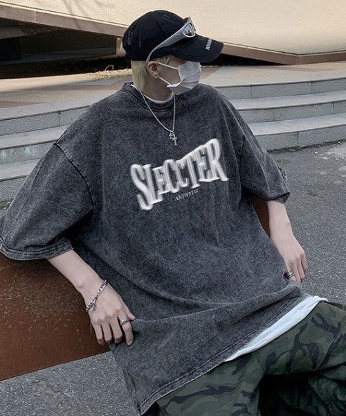 MGV(エムジーヴィー)の「グラフィックロゴカットソー(Tシャツ/カットソー・メンズ・ブラック/パープル/ブラウン/ピンク・MEDIUM/LARGE/X-LARGE)」の6枚目の写真