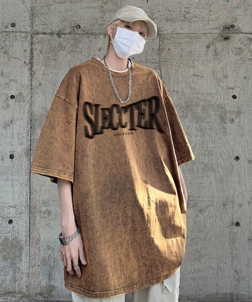 MGV(エムジーヴィー)の「グラフィックロゴカットソー(Tシャツ/カットソー・メンズ・ブラック/パープル/ブラウン/ピンク・MEDIUM/LARGE/X-LARGE)」の10枚目の写真