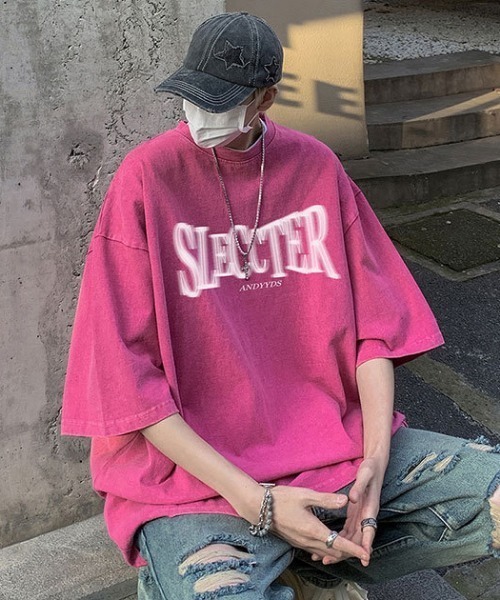 MGV(エムジーヴィー)の「グラフィックロゴカットソー(Tシャツ/カットソー・メンズ・ブラック/パープル/ブラウン/ピンク・MEDIUM/LARGE/X-LARGE)」の17枚目の写真