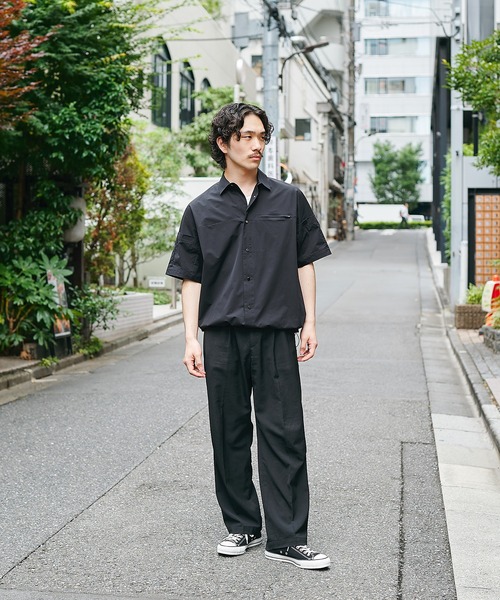 WHITE MOUNTAINEERING(ホワイトマウンテニアリング)の「【White Mountaineering/ホワイトマウンテニアリング】別注 BLK HALF SLEEVE SHIRTS(シャツ/ブラウス・メンズ・ブラック・0/1/2)」の11枚目の写真