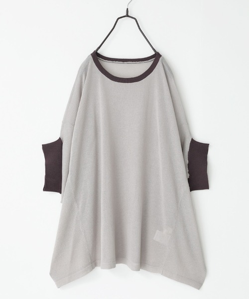 n'OrLABEL(ノアールレーベル)の「【機能素材】『変形ドルマンシアーニット』(ニット/セーター・レディース・アイボリー/グレイッシュベージュ/ブラック/ネイビー・FREE)」の22枚目の写真