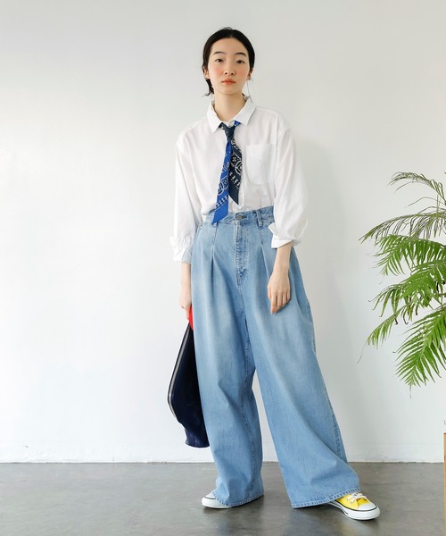 [D.M.G / ディーエムジー] ウエポン シックレッグパンツ D.M.G.（ドミンゴ）の「[D.M.G / ディーエムジー] 13ozデニム シック