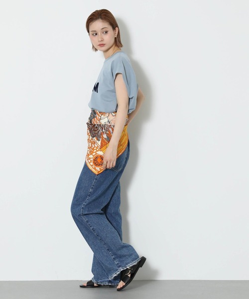Gready Brilliant(グレディブリリアン)の「ハンドロゴフレンチTシャツ(Tシャツ/カットソー・レディース・ブラック/ブルーグレー/レッド/オフホワイト・FREE)」の20枚目の写真