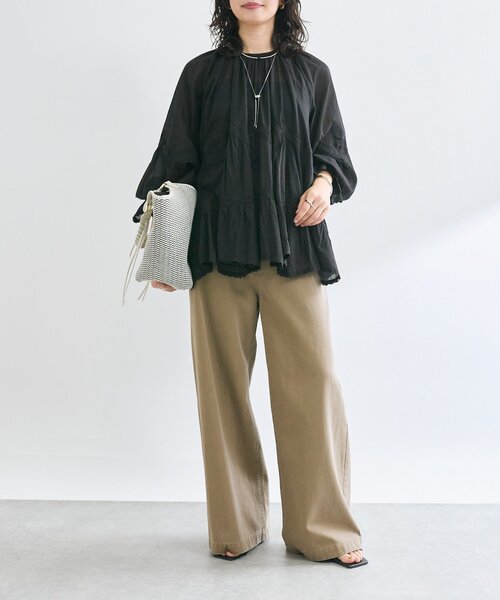 RIVE DROITE(リヴドロワ)の「【こなれ感抜群】カウボーイカットパンツ(その他パンツ・レディース・ブラウン/グレー・36/38)」の12枚目の写真