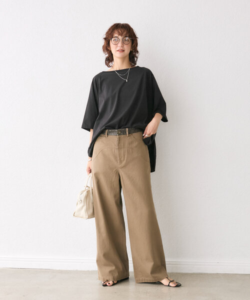 RIVE DROITE(リヴドロワ)の「【こなれ感抜群】カウボーイカットパンツ(その他パンツ・レディース・ブラウン/グレー・36/38)」の19枚目の写真